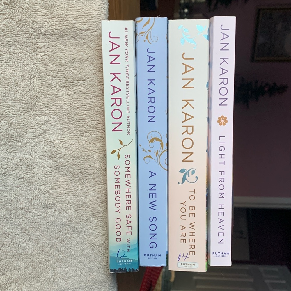 Jan Karon novels.